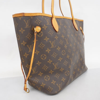 Louis Vuitton Neverfull MM, Brown, Canvas, tote