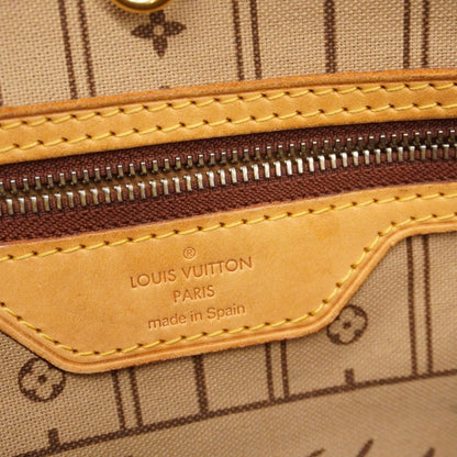 Louis Vuitton Neverfull MM, Brown, Canvas, tote