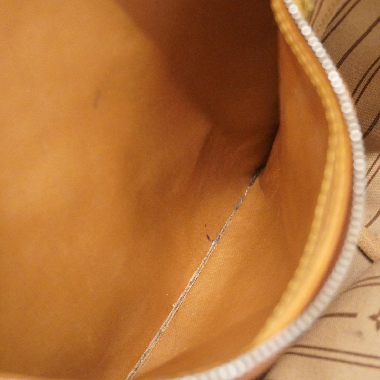 Louis Vuitton Neverfull MM, Brown, Canvas, tote