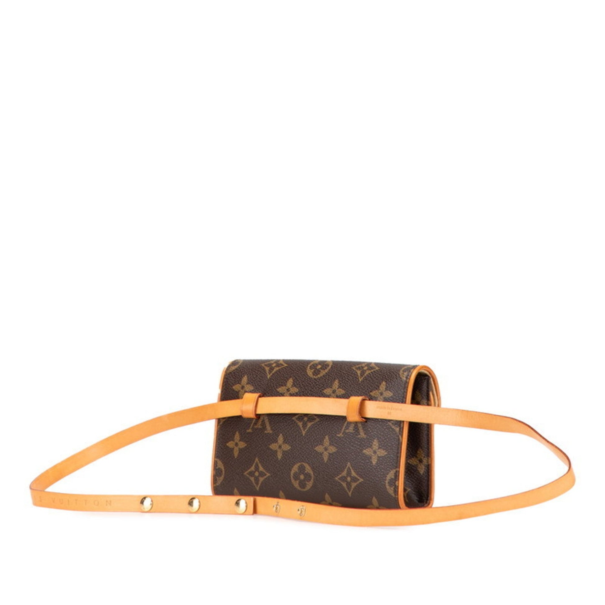 Louis Vuitton Florentine, Brown, Canvas, clutch