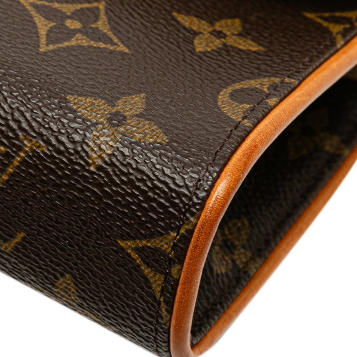 Louis Vuitton Florentine, Brown, Canvas, clutch