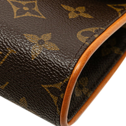 Louis Vuitton Florentine, Brown, Canvas, clutch