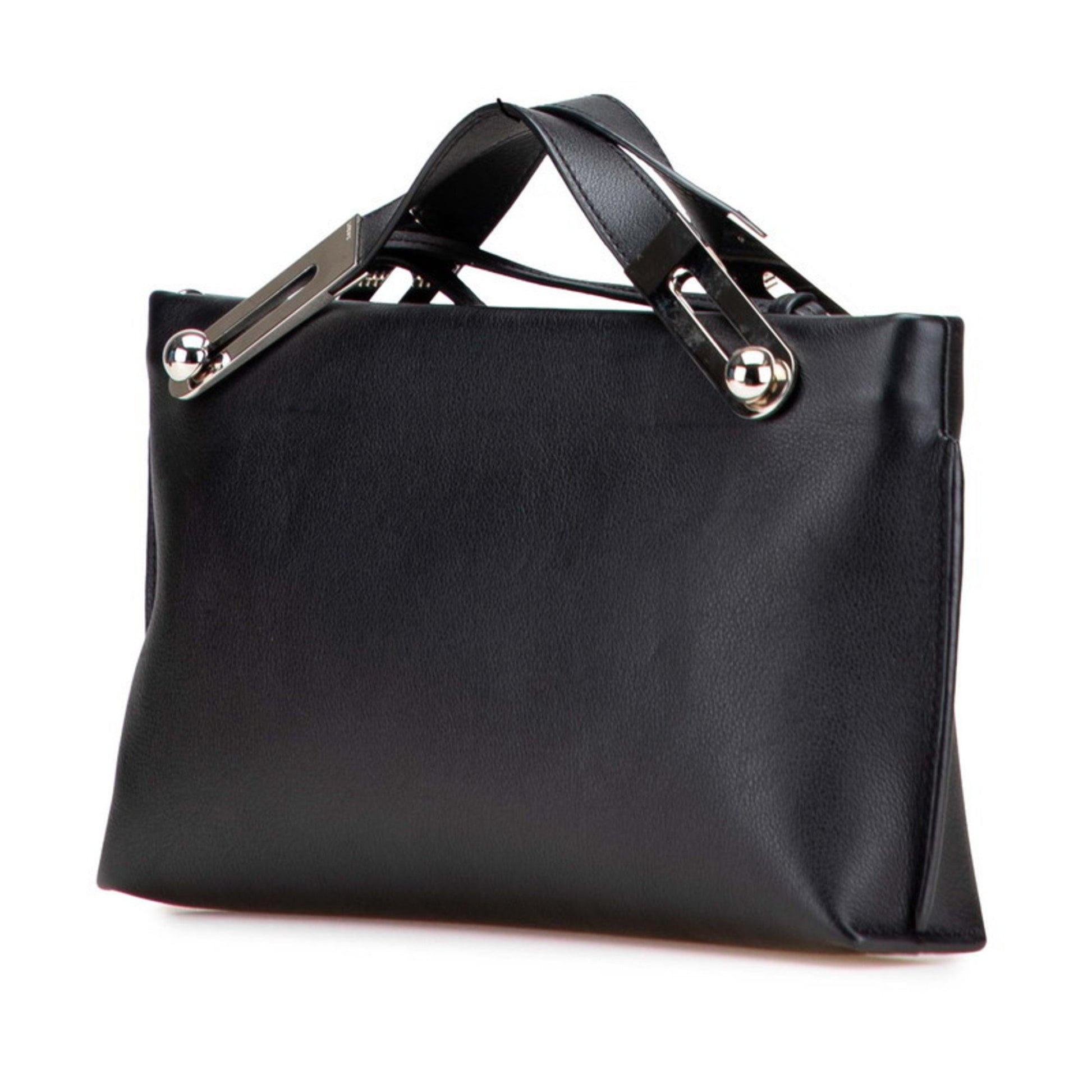 Loewe Missy, Black, Leather, handbag