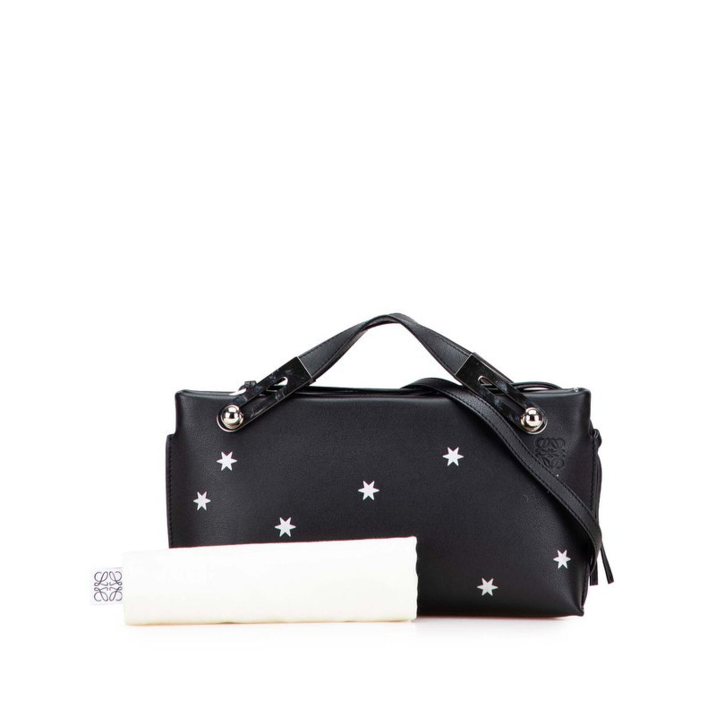 Loewe Missy, Black, Leather, handbag
