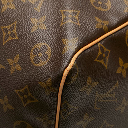 Louis Vuitton Keepall 60, Brown, Canvas, travel