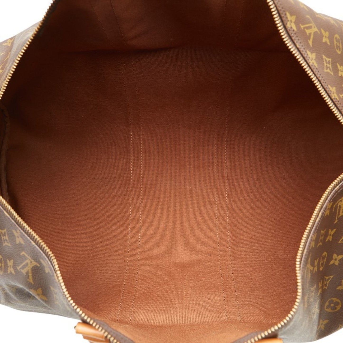 Louis Vuitton Keepall 60, Brown, Canvas, travel