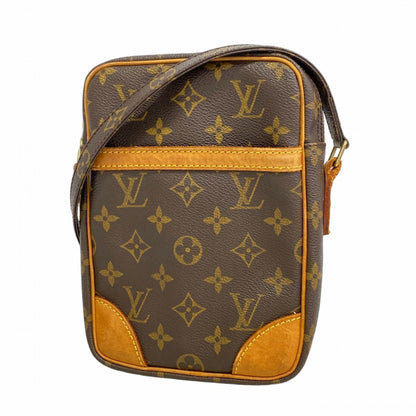 Louis Vuitton Danube, Brown, Canvas, shoulder