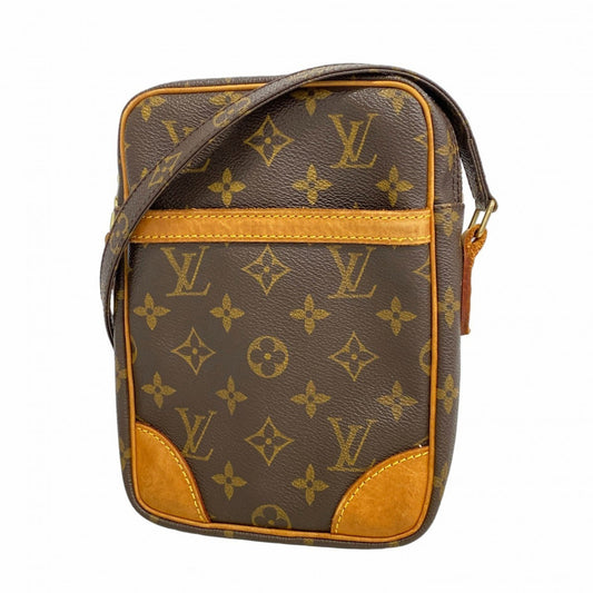 Louis Vuitton Danube, Brown, Canvas, shoulder