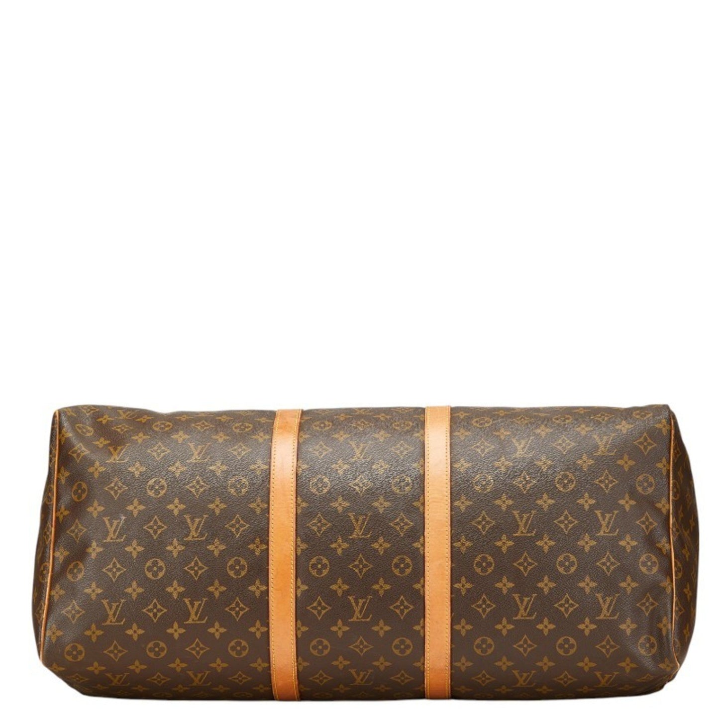 Louis Vuitton Keepall 60, Brown, Canvas, travel