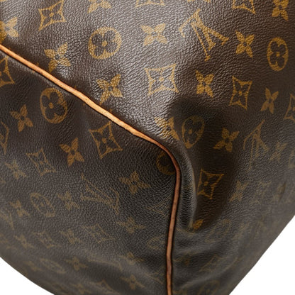 Louis Vuitton Keepall 60, Brown, Canvas, travel