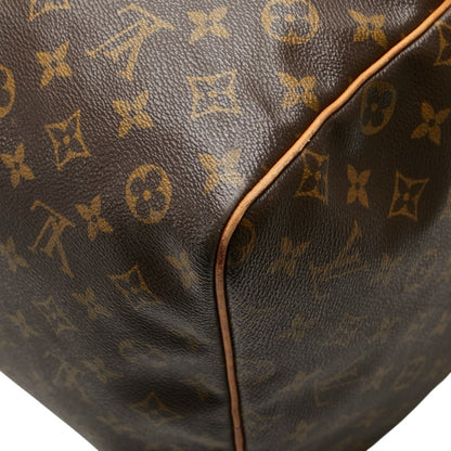 Louis Vuitton Keepall 60, Brown, Canvas, travel