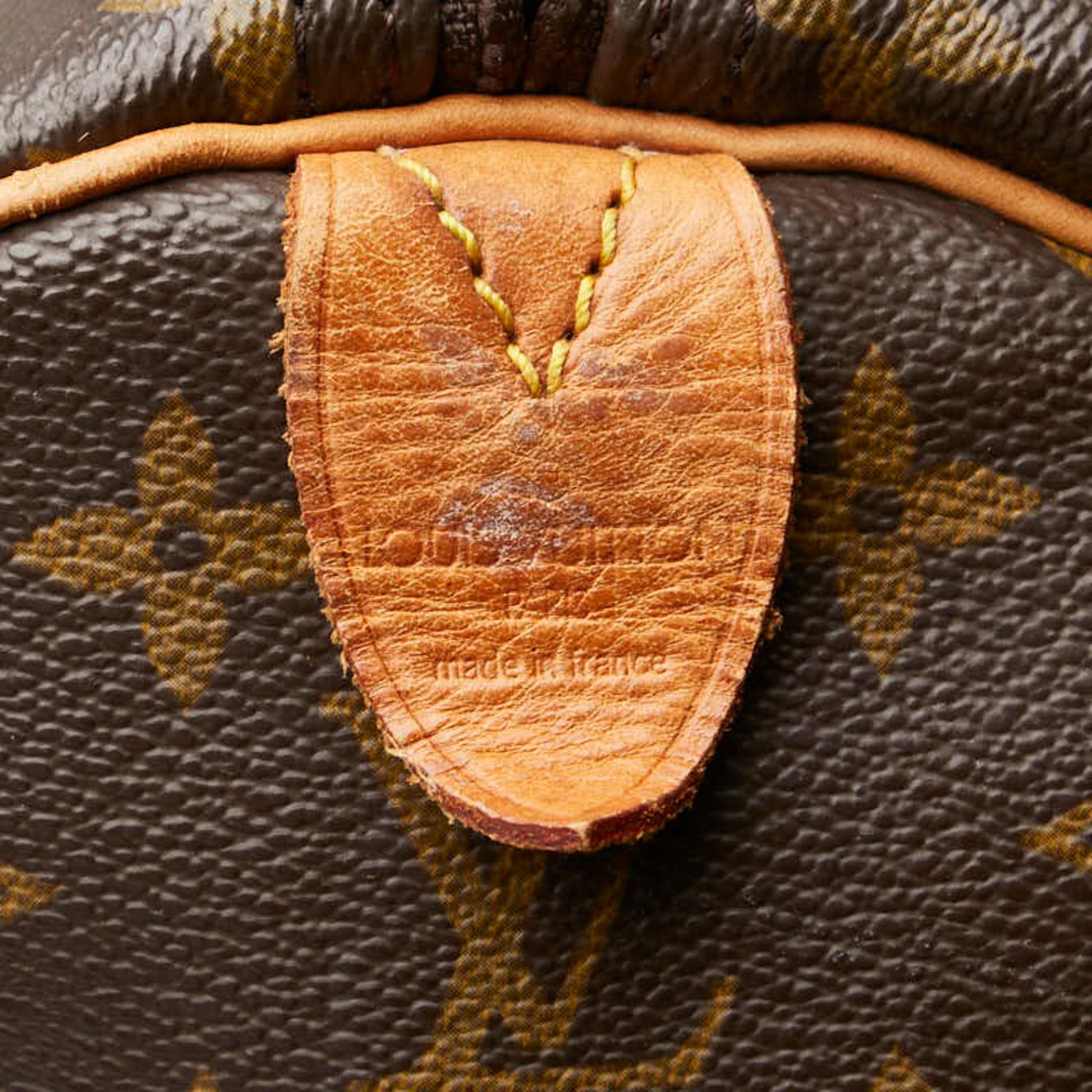 Louis Vuitton Keepall 60, Brown, Canvas, travel