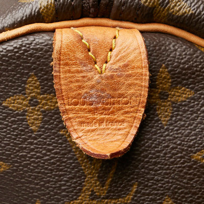 Louis Vuitton Keepall 60, Brown, Canvas, travel