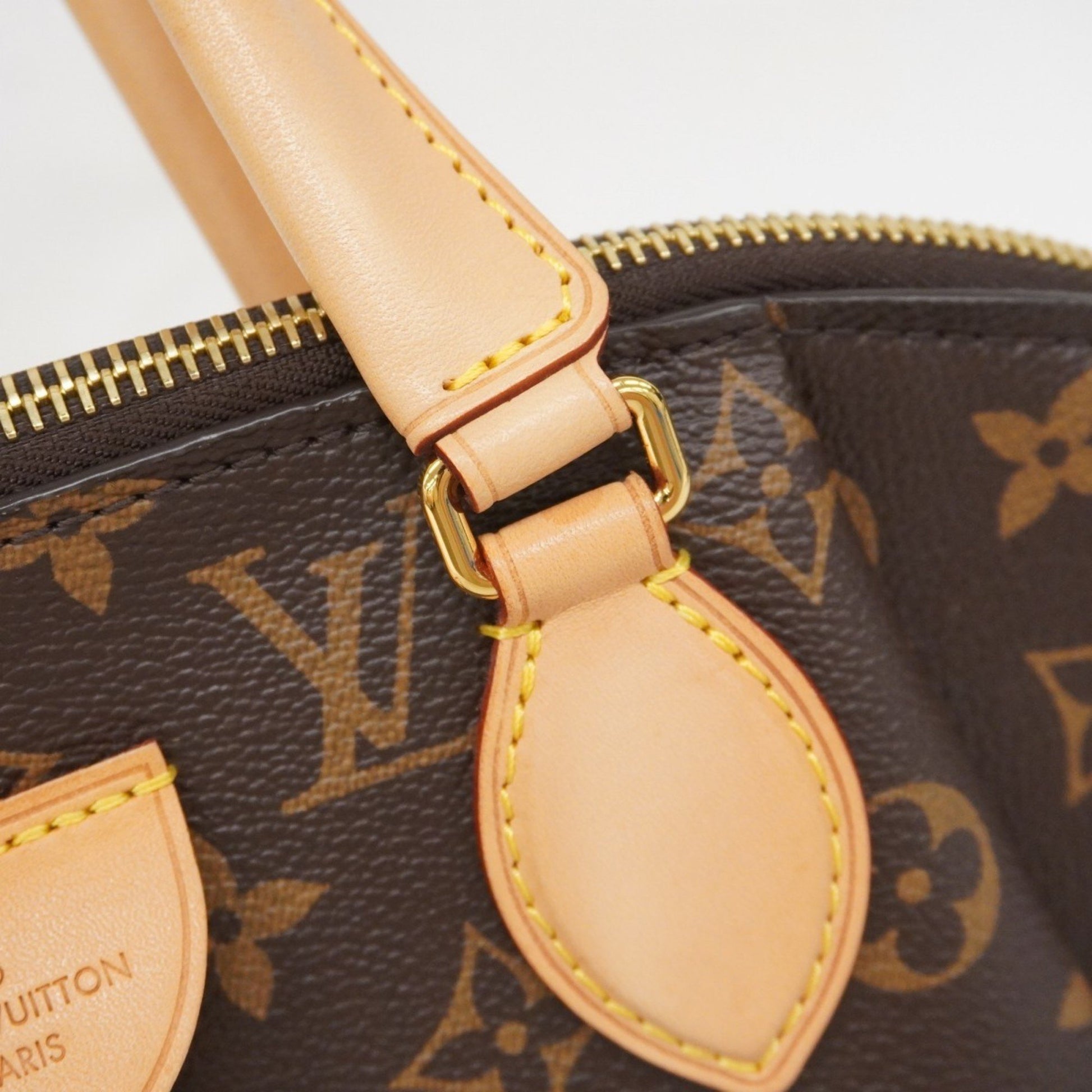 Louis Vuitton Rivoli, Brown, Canvas, handbag
