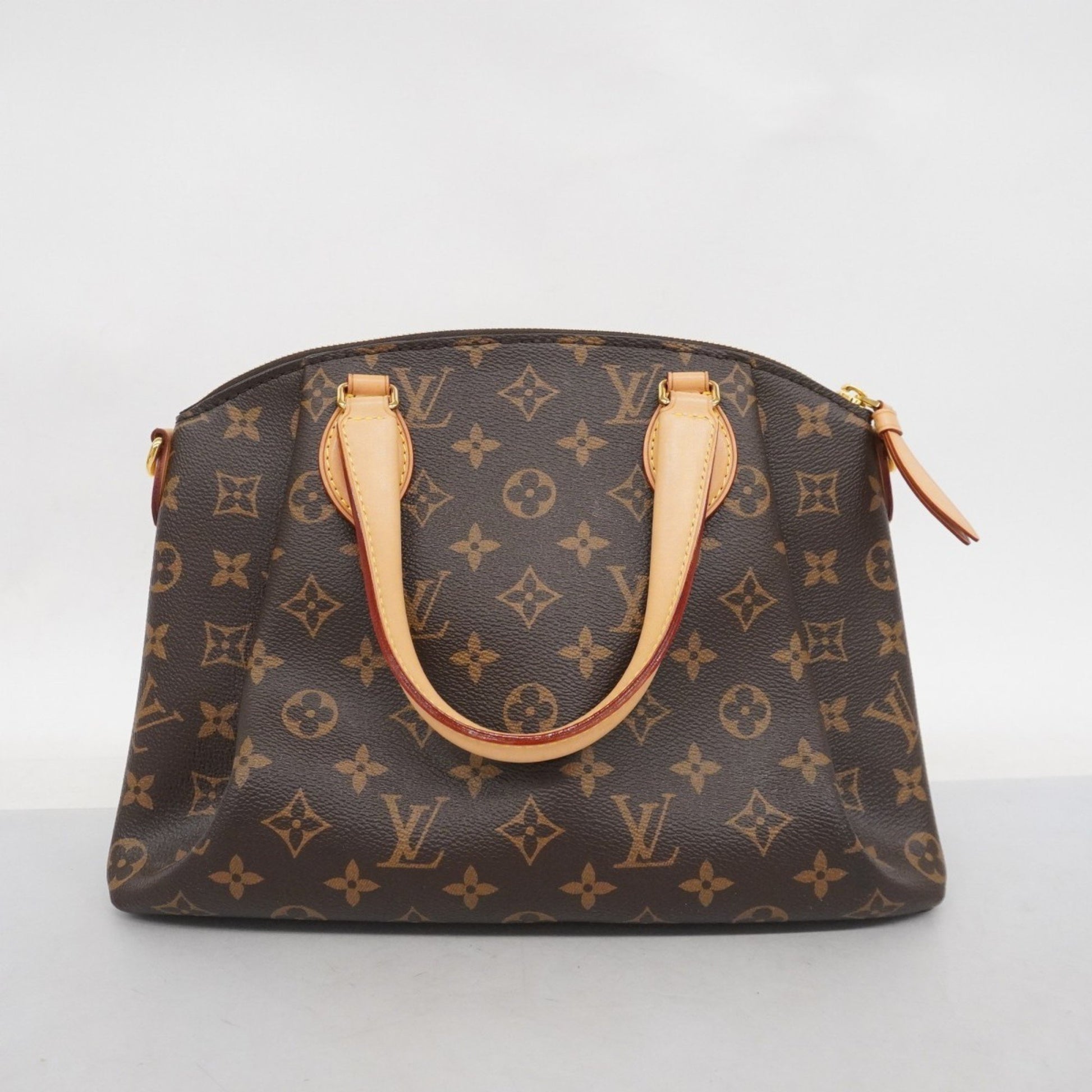 Louis Vuitton Rivoli, Brown, Canvas, handbag