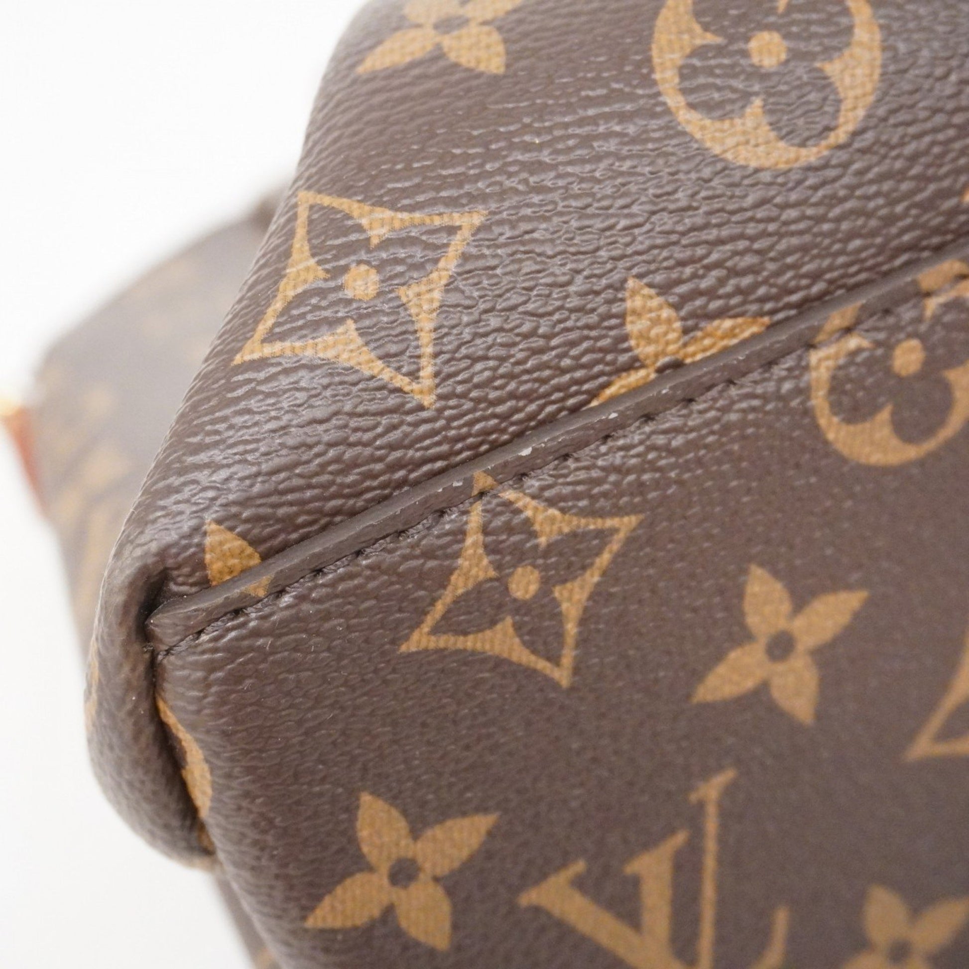 Louis Vuitton Rivoli, Brown, Canvas, handbag