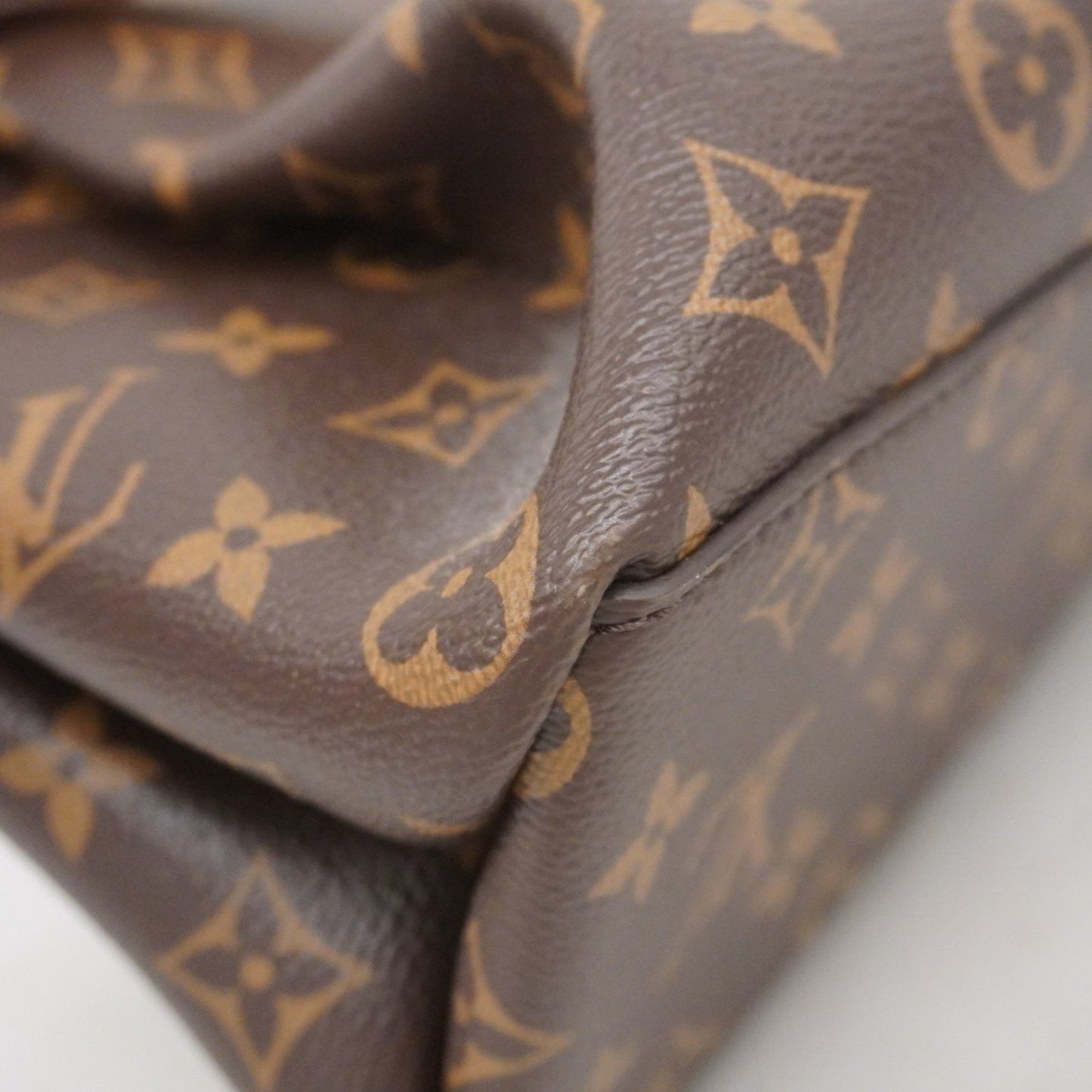 Louis Vuitton Rivoli, Brown, Canvas, handbag