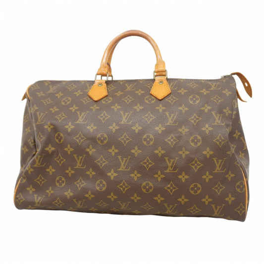 Louis Vuitton Speedy 40, Brown, Canvas, handbag