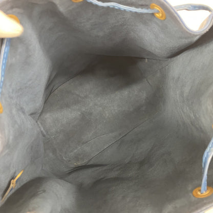 Louis Vuitton Noé, Blue, Leather, shoulder