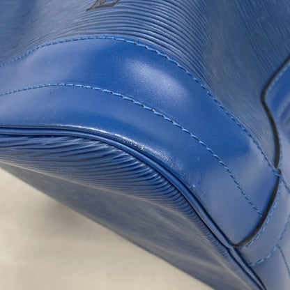 Louis Vuitton Noé, Blue, Leather, shoulder