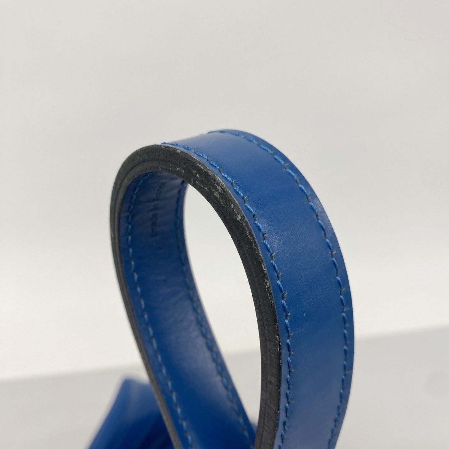 Louis Vuitton Noé, Blue, Leather, shoulder