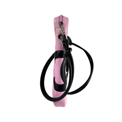 Chanel Cambon line, Pink, Leather, shoulder