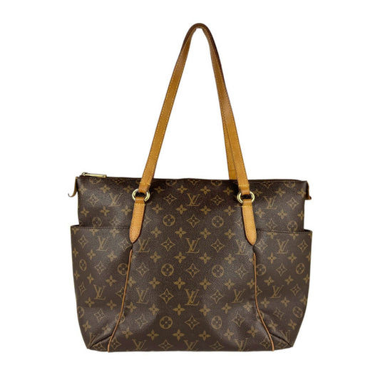 Louis Vuitton Totally, Brown, Canvas, shoulder
