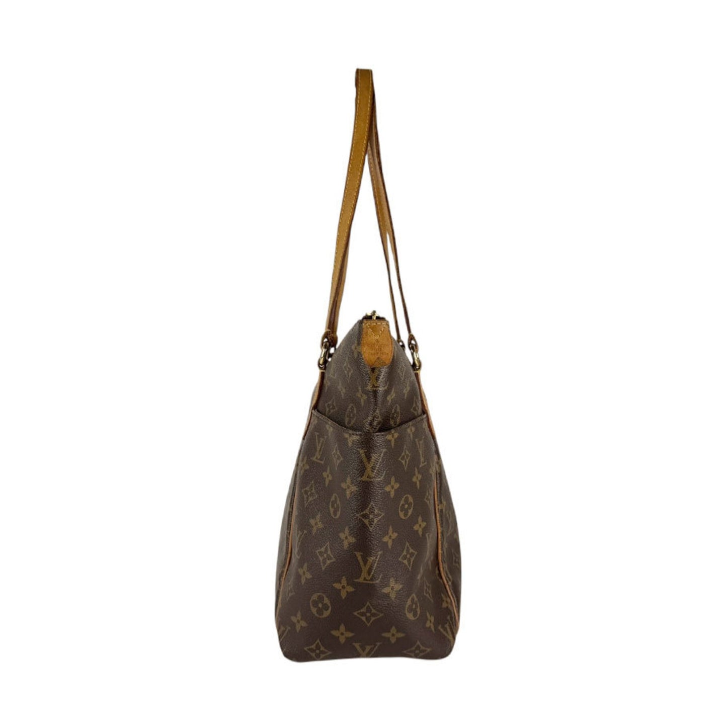 Louis Vuitton Totally, Brown, Canvas, shoulder