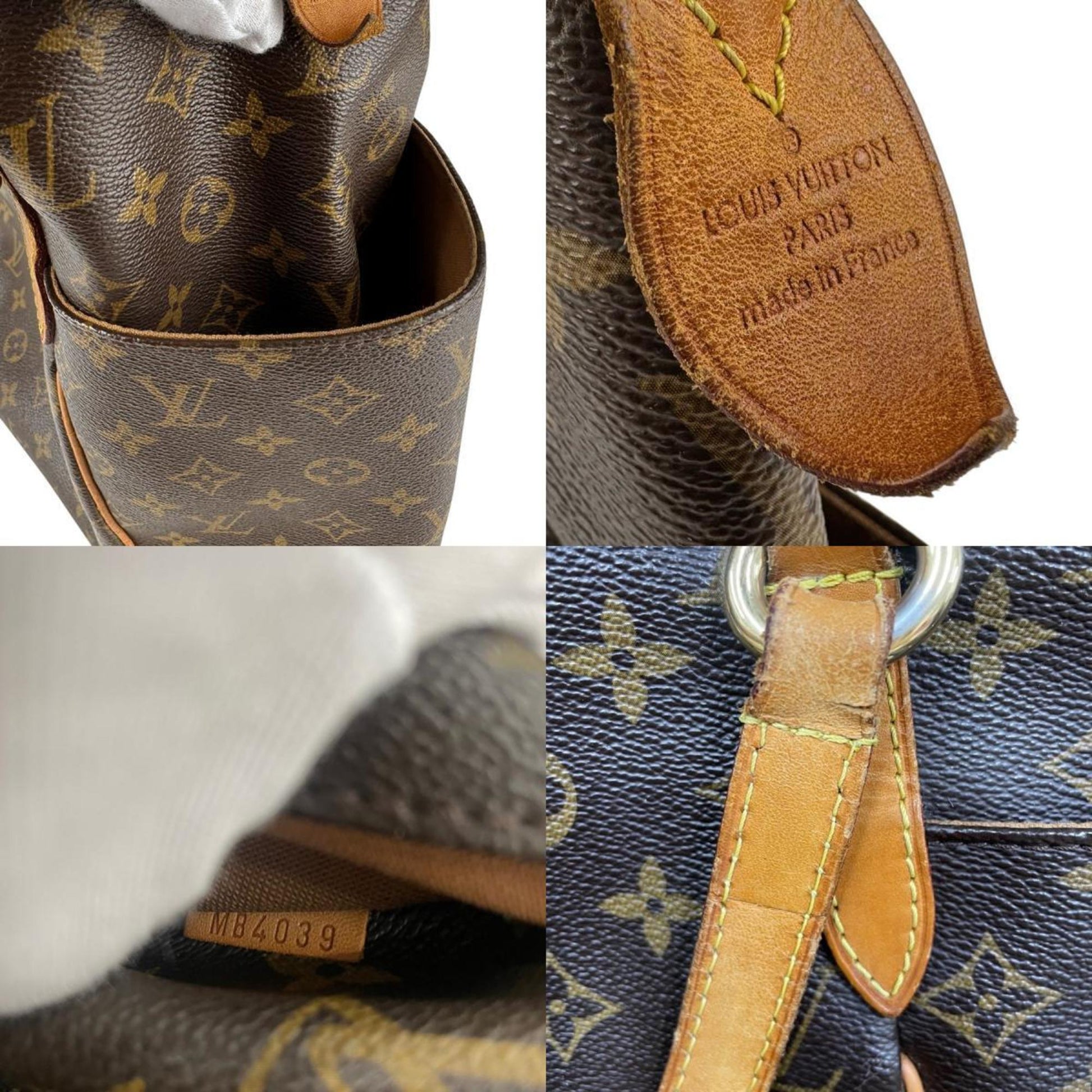 Louis Vuitton Totally, Brown, Canvas, shoulder