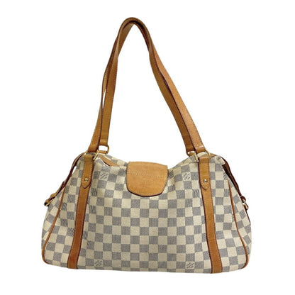 Louis Vuitton Stresa, White, Canvas, tote