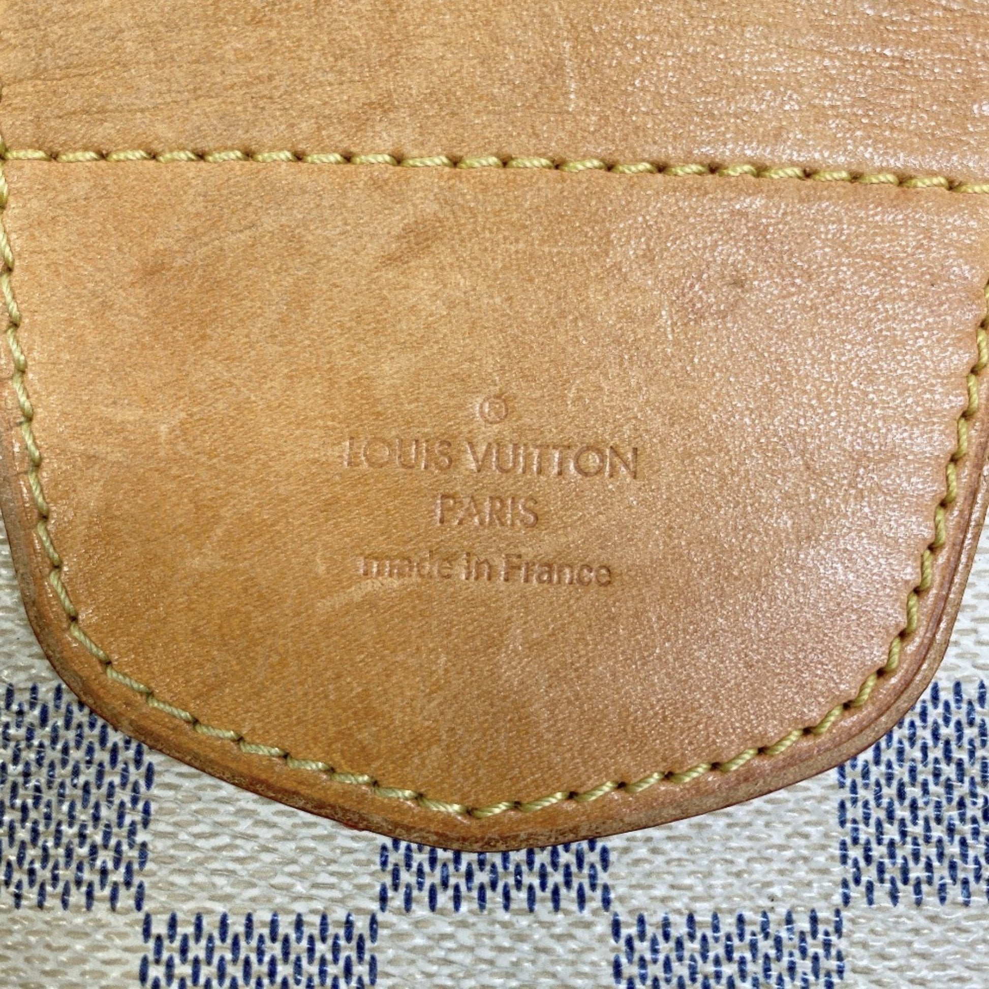 Louis Vuitton Stresa, White, Canvas, tote