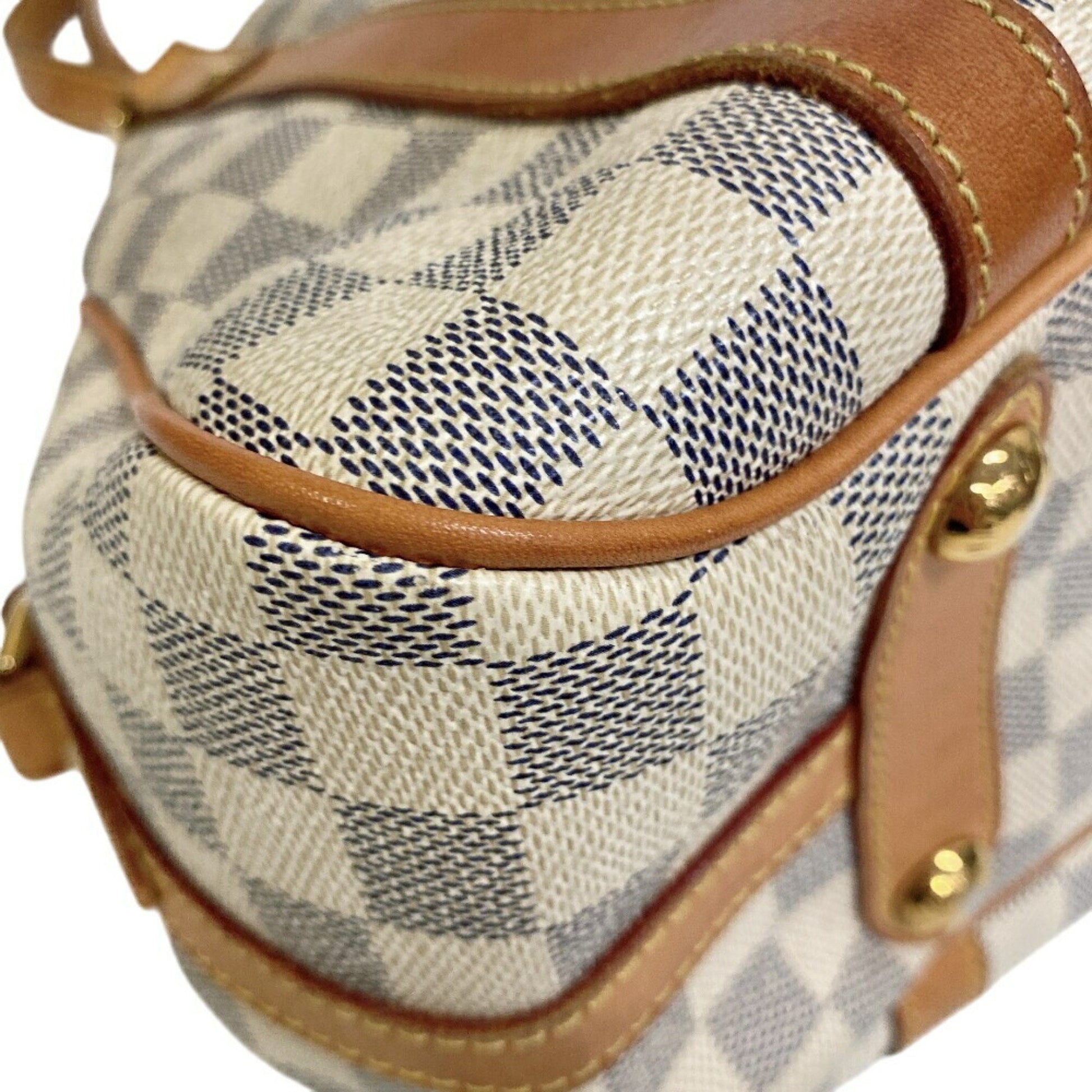 Louis Vuitton Stresa, White, Canvas, tote
