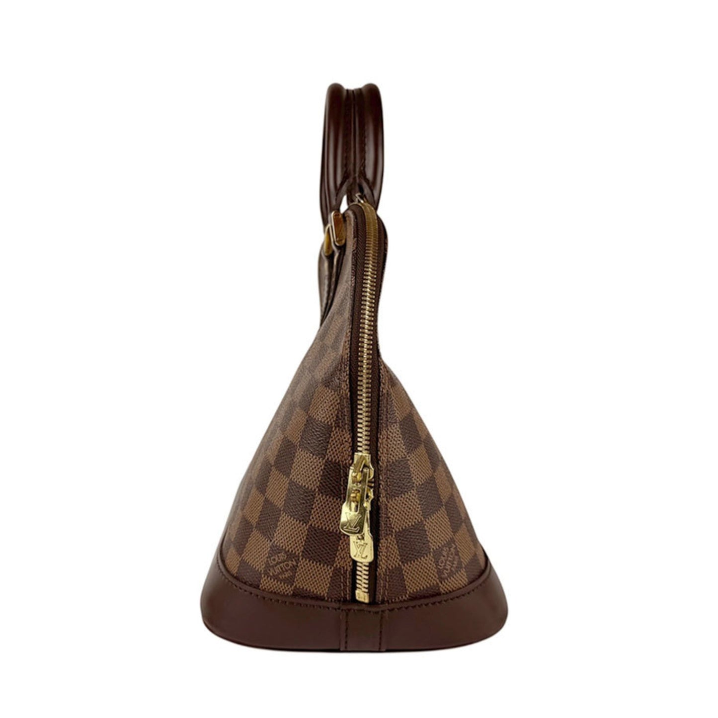 Louis Vuitton Alma, Brown, Canvas, handbag