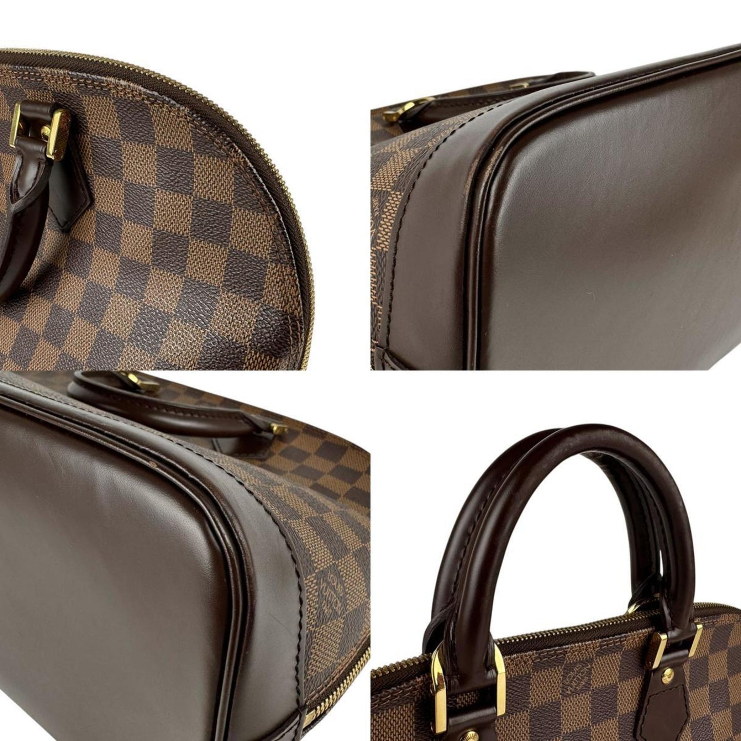 Louis Vuitton Alma, Brown, Canvas, handbag