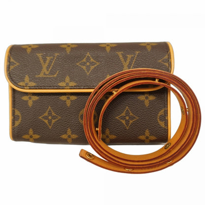 Louis Vuitton Felicie, Brown, Canvas, clutch