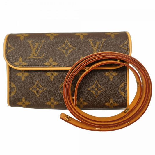 Louis Vuitton Felicie, Brown, Canvas, clutch