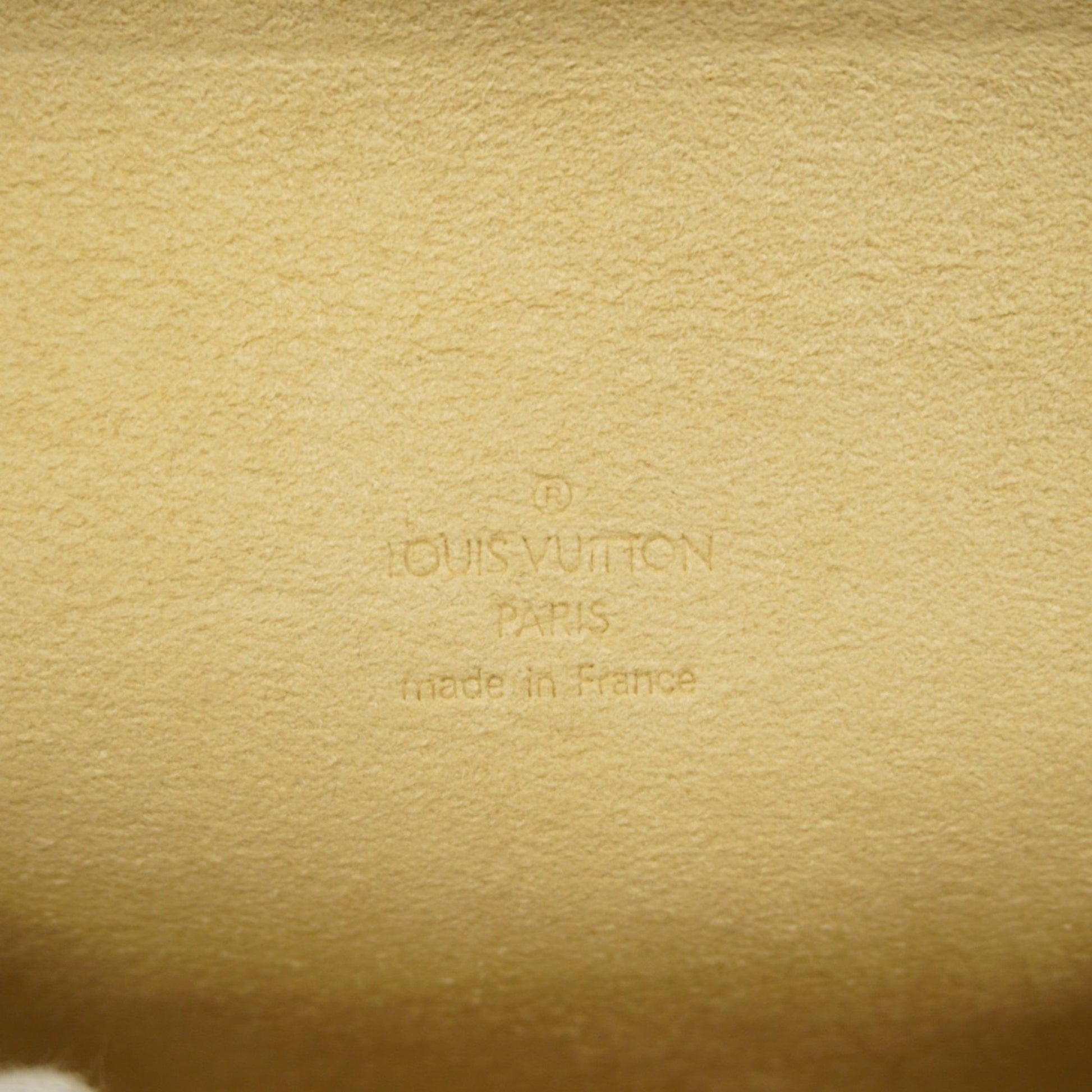 Louis Vuitton Felicie, Brown, Canvas, clutch