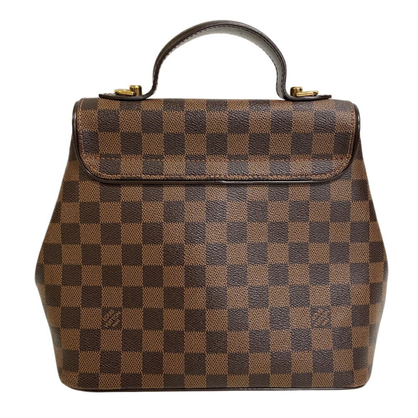 Louis Vuitton Bergamo, Brown, Canvas, handbag