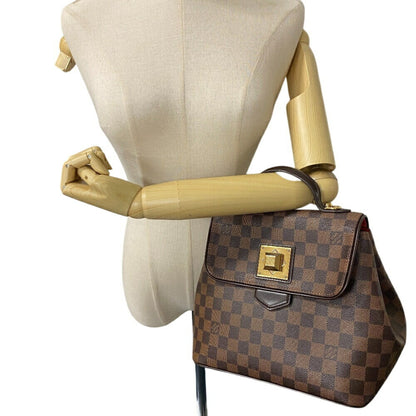 Louis Vuitton Bergamo, Brown, Canvas, handbag