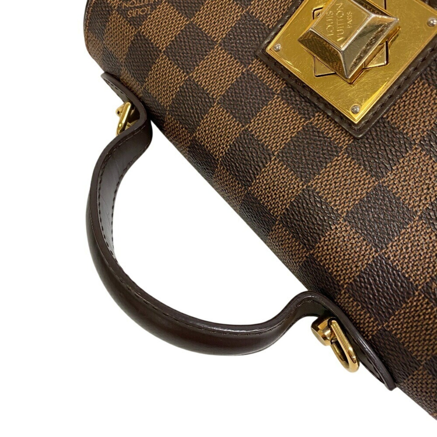 Louis Vuitton Bergamo, Brown, Canvas, handbag