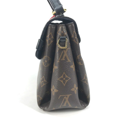 Louis Vuitton Georges, Brown, Canvas, shoulder