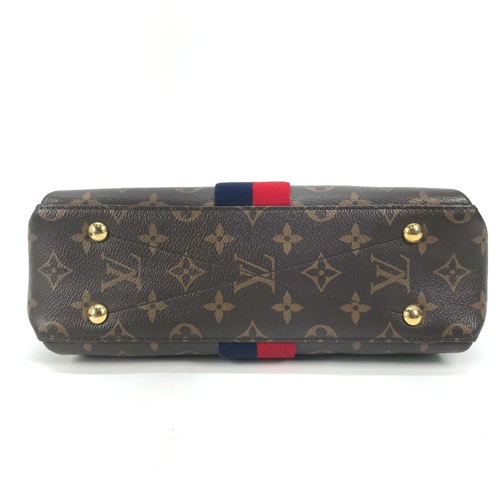 Louis Vuitton Georges, Brown, Canvas, shoulder