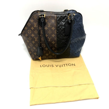 Louis Vuitton Blocks, Brown, Canvas, tote