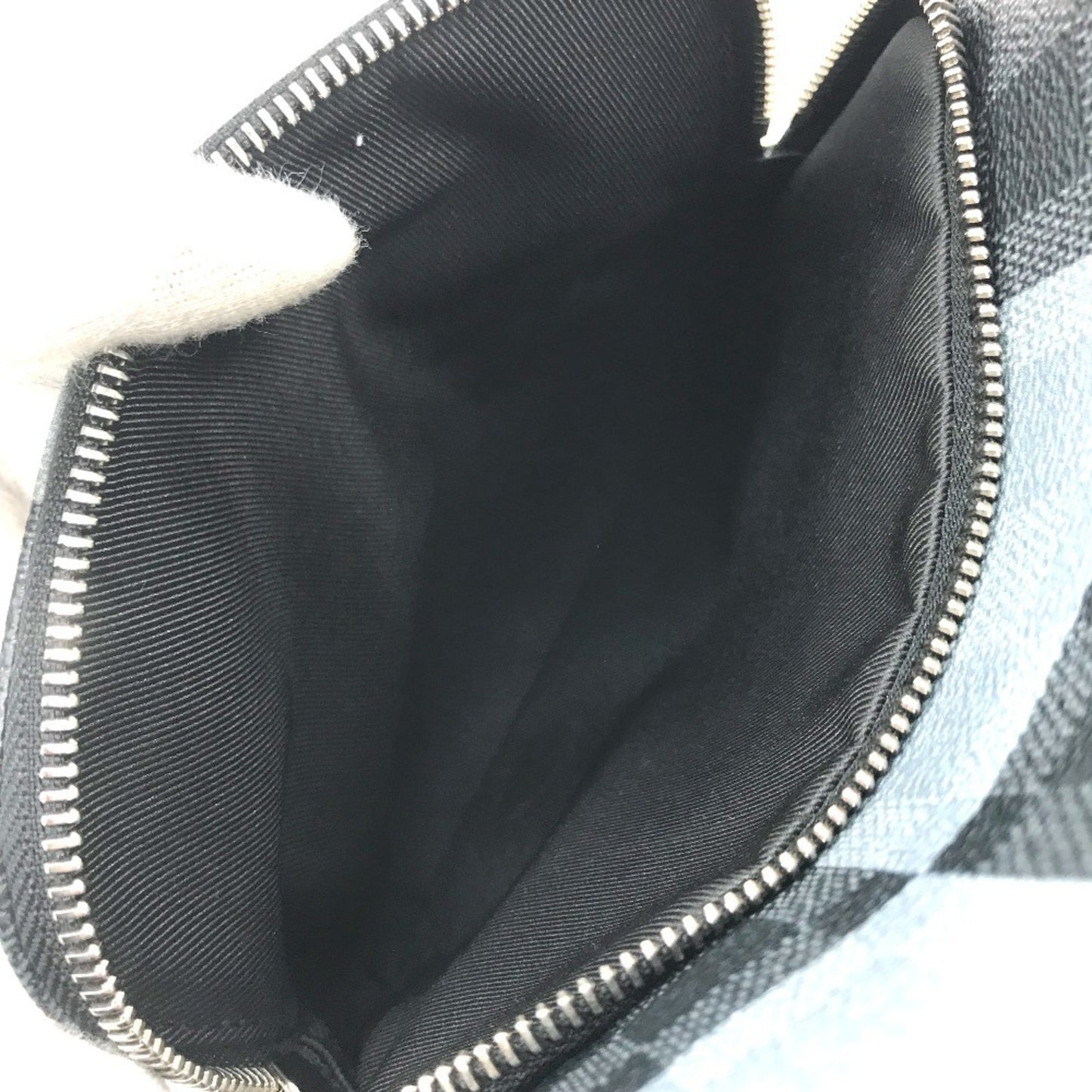 Louis Vuitton Avenue Sling, Black, Canvas, shoulder