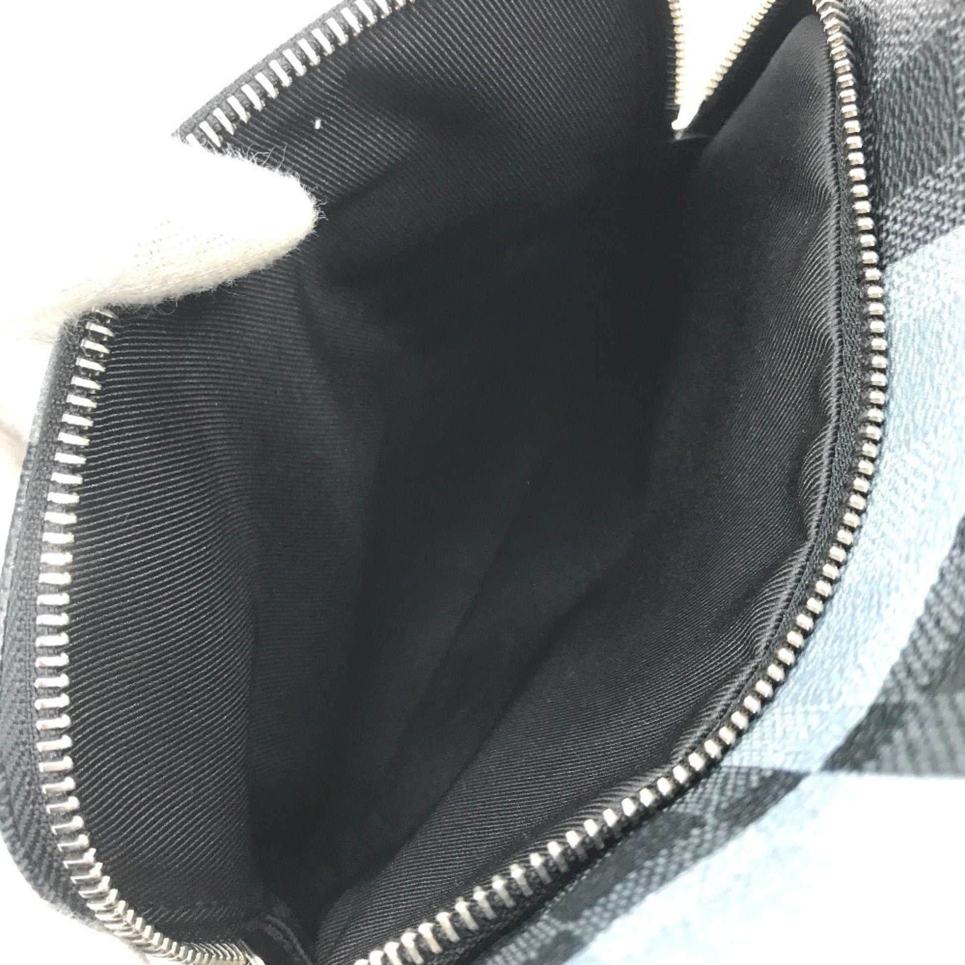 Louis Vuitton Avenue Sling, Black, Canvas, shoulder