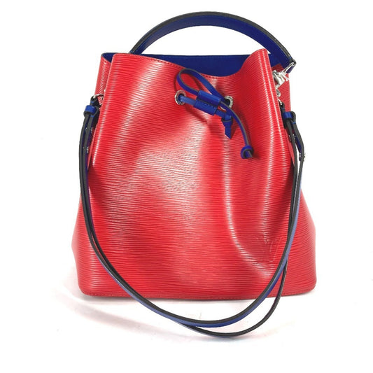 Louis Vuitton NéoNoé, Red, Leather, shoulder