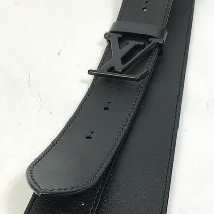Louis Vuitton Sac Plat, Black, Leather, tote