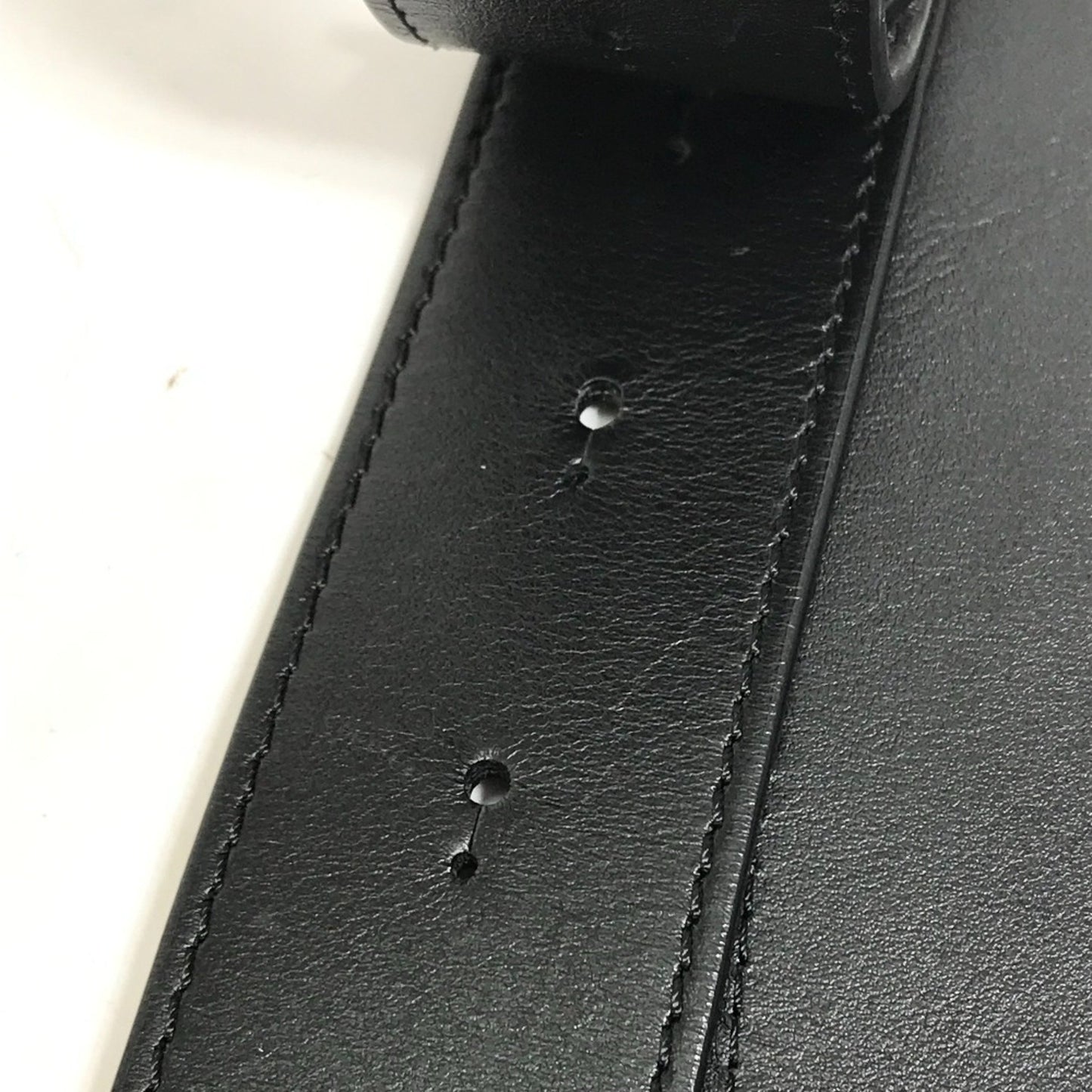 Louis Vuitton Sac Plat, Black, Leather, tote
