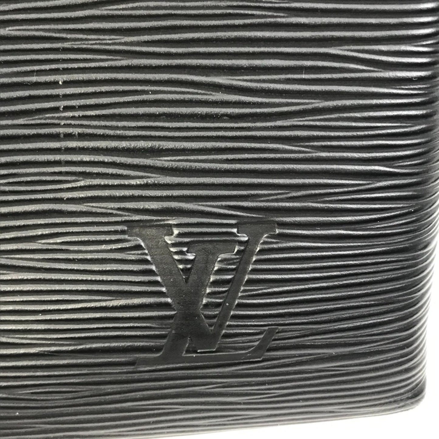 Louis Vuitton Sac Plat, Black, Leather, tote