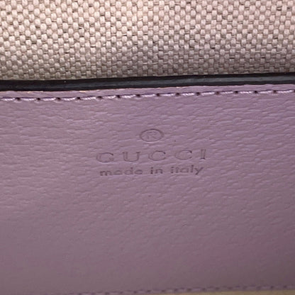 Gucci GG Jumbo, Purple, "CANVAS, LEATHER", handbag
